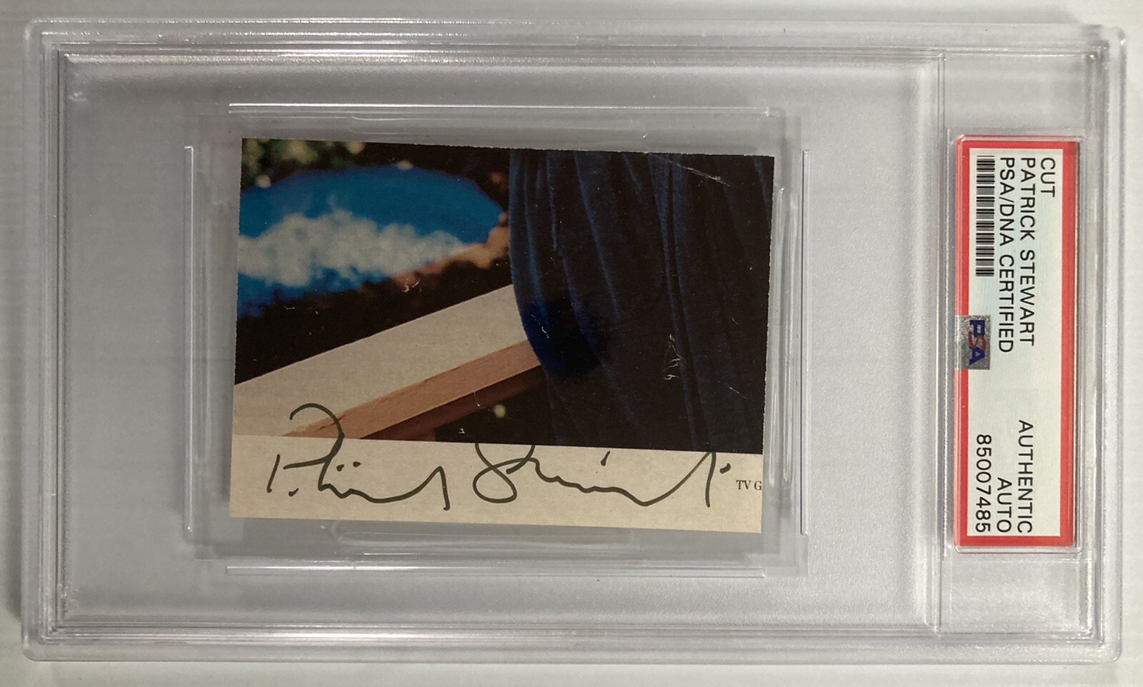 Star Trek Picard X-Men Patrick Stewart Signed Autograph Cut - PSA DNA - FREE S&H