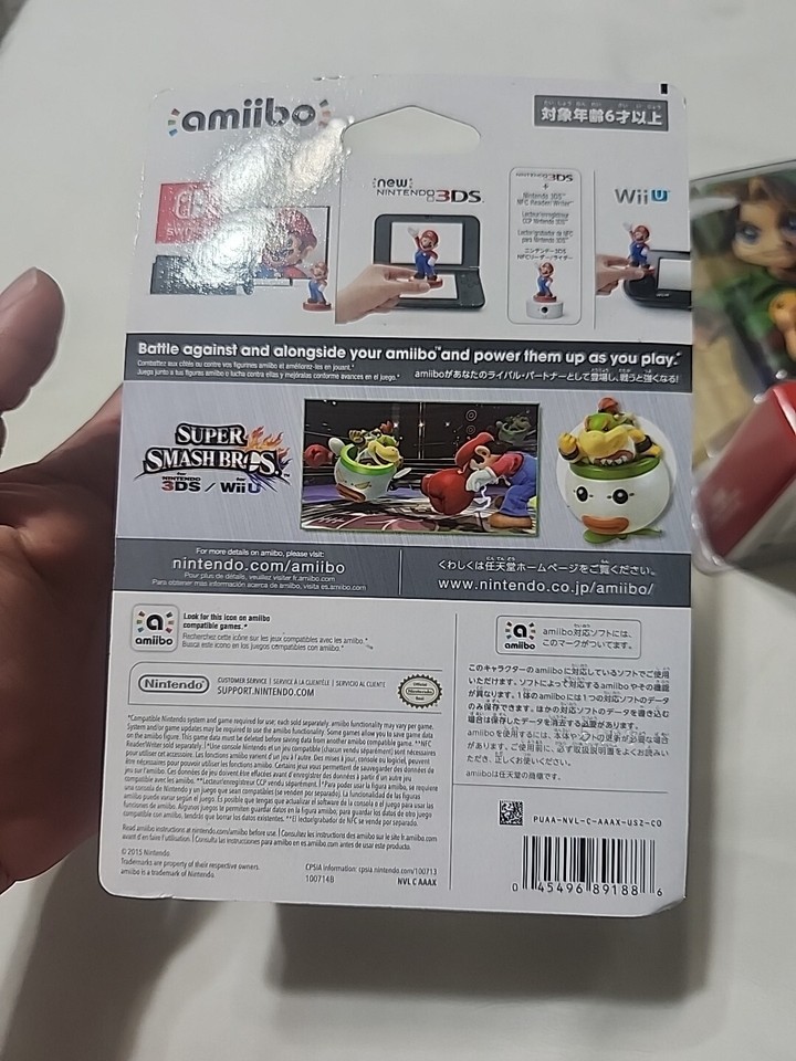 Majora's Mask Link Amiibo & Bowser Jr Super Smash Bros 45496893125 eBay