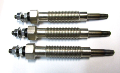 3 New Replacement Glow Plugs E6303-65511 for Kioti CK27, CK30, CK2610, DK50SE