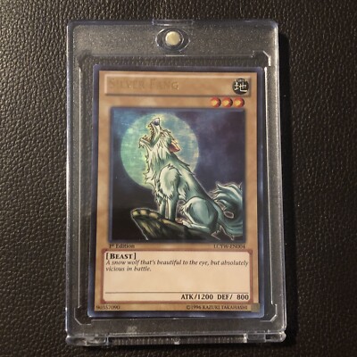 Multi-colored Women Eyewear Yu-Gi-Oh! Silver Fang Card | Ultra Rare From Legendary Collection 3: Yugi's World Ultra Rare Trading Card Game Beast Monster Collector