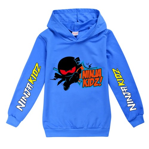 Ninja Kidz Kids Clothes Hooded Sweater Streetwear Sweatshirt Pullover Hip Hop - Picture 34 of 37