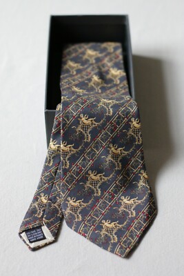 Pierre BALMAIN PARIS KRAWATTE 100% Seide Made in France Vintage sehr guter Zustand