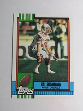 VAI SIKAHEMA 1990 TOPPS FOOTBALL CARD # 442 C5670
