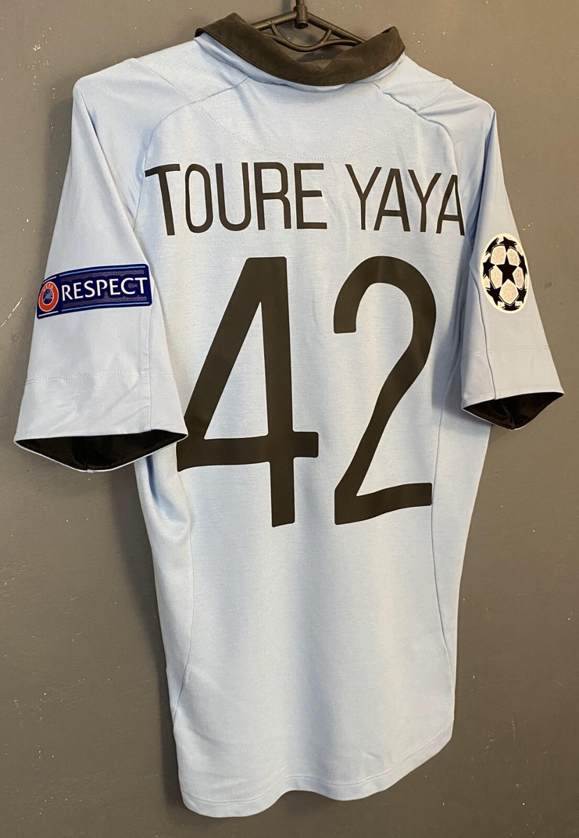 マンチェスター・シティ Toure Yaya 42 ユニフォーム　トゥーレヤヤ MANCHESTER CITY 2014 TOURE YAYA MATCH UNWORN SHIRT | eBay