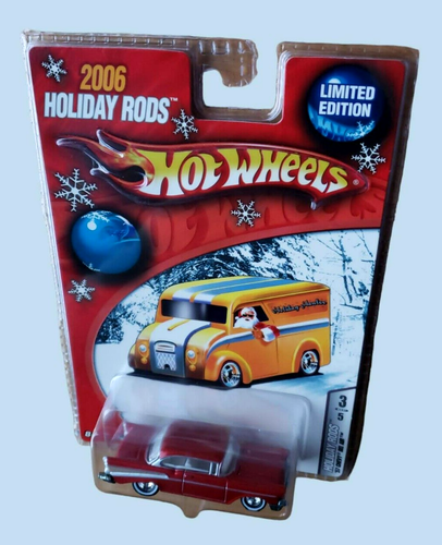 Hot Wheels '57 CHEVY BEL AIR Metalflake Red 2006 Holiday Rods Series 3/5 1:64 RR - Picture 6 of 14