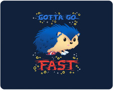 Mouse Pad - Sonic The Hedgehog - Great Quality, Soft Feel