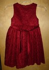 American Princess Girls Sleeveless Floral Lace Overlay Dress Size 6 — photo 3