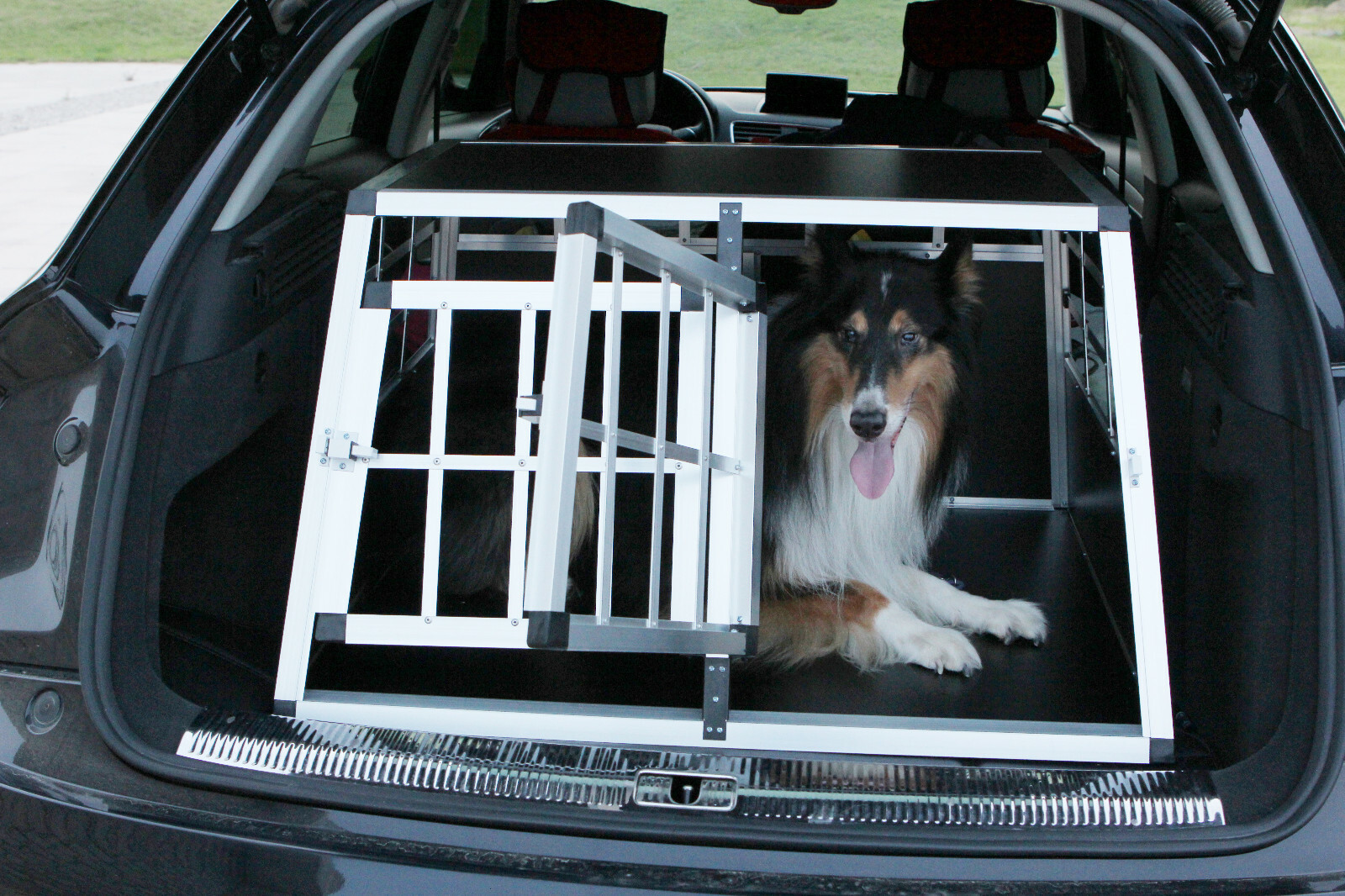 ALU Hundetransportbox Hundebox Autotransportbox Reisebox Transportbox