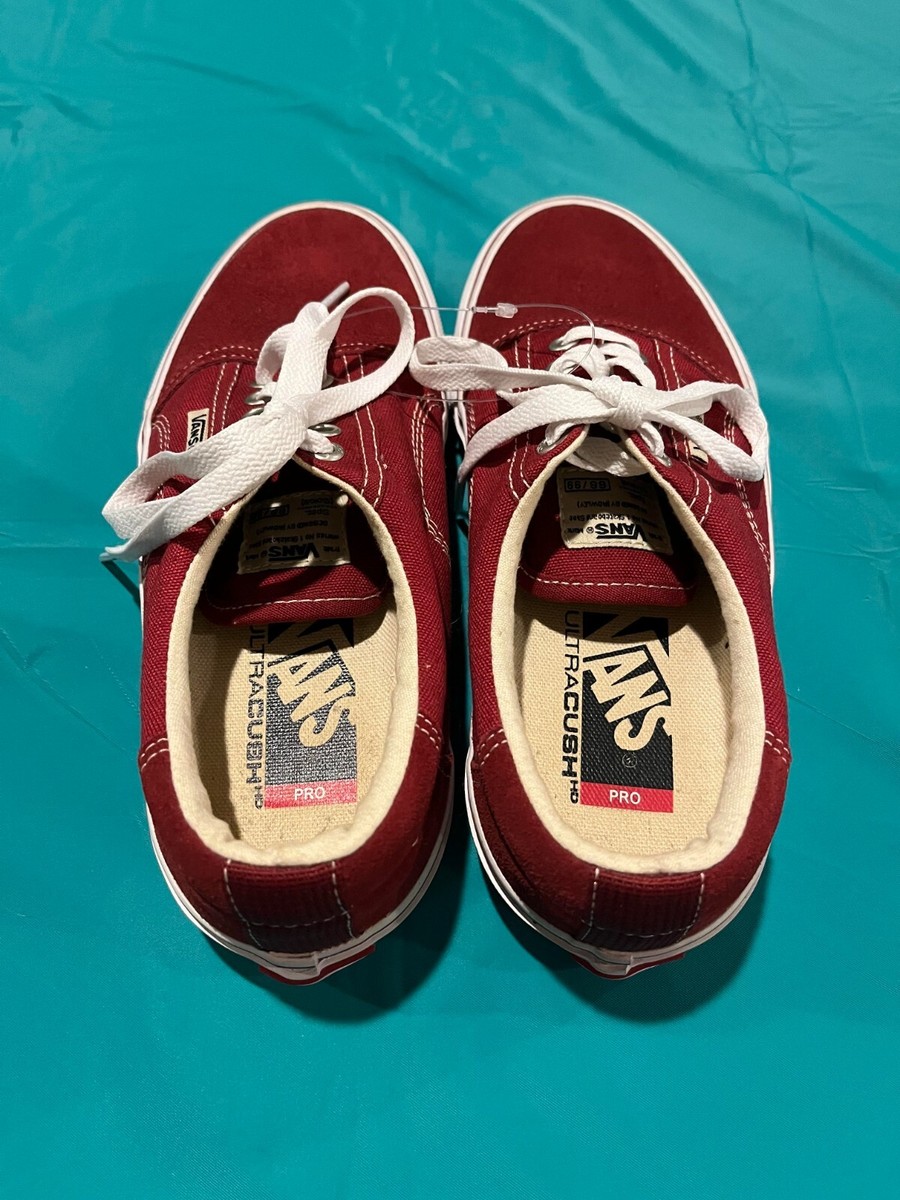 80s Vans ERA USA製 26cm ワインレッド Vans Era Pro - Red Mens Size 6.5 Ultracush HD - Designed by Rowley