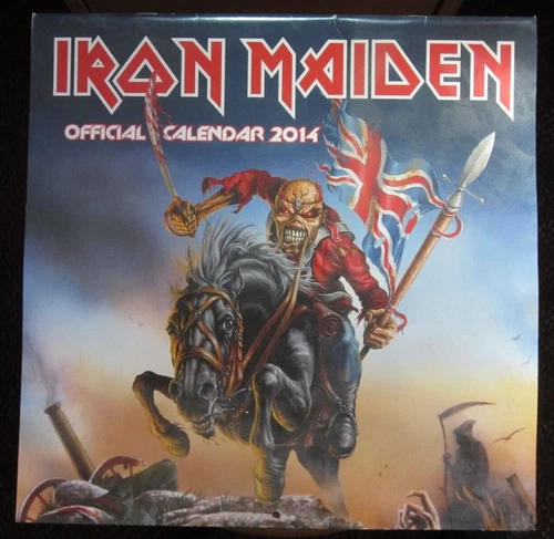 2014 Iron Maiden Official Calendar - Opened