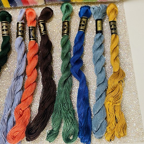 PRISM Spring/Winter Colors EMBROIDERY FLOSS 36 SKEINS Cotton Lot Needles NEW - Picture 8 of 10