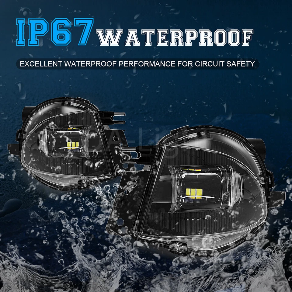 Светодиодные противотуманные фары подходят для 2006 07 08 BMW E90 E91 325i 330i 328i бампер лампы для седана - Изображение 4 из 4