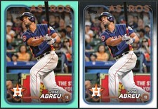 2024 Topps Series 2 Jose Abreu #410 Aqua & Base - Houston Astros
