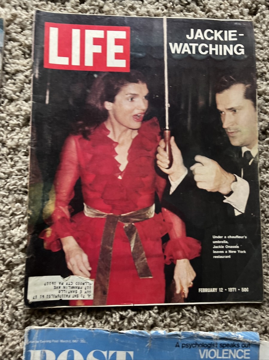 LIFE ライフ　アメリカ雑誌　ケネディ大統領 Jackie O. Kennedy Life Magazine 1967-72 & Post '67 Covers