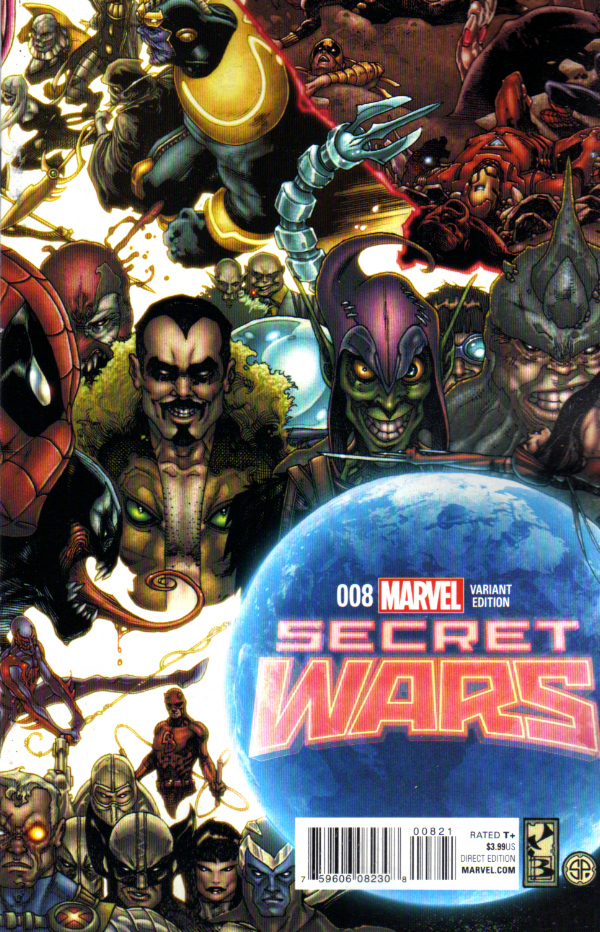 SECRET WARS (2015) #8 Simone Bianchi Connecting VARIANT Cover 1:25