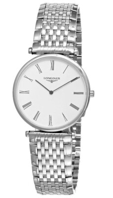 Longines La Grande Classique Quartz 33MM White Dial Unisex Watch L4.709.4.21.6