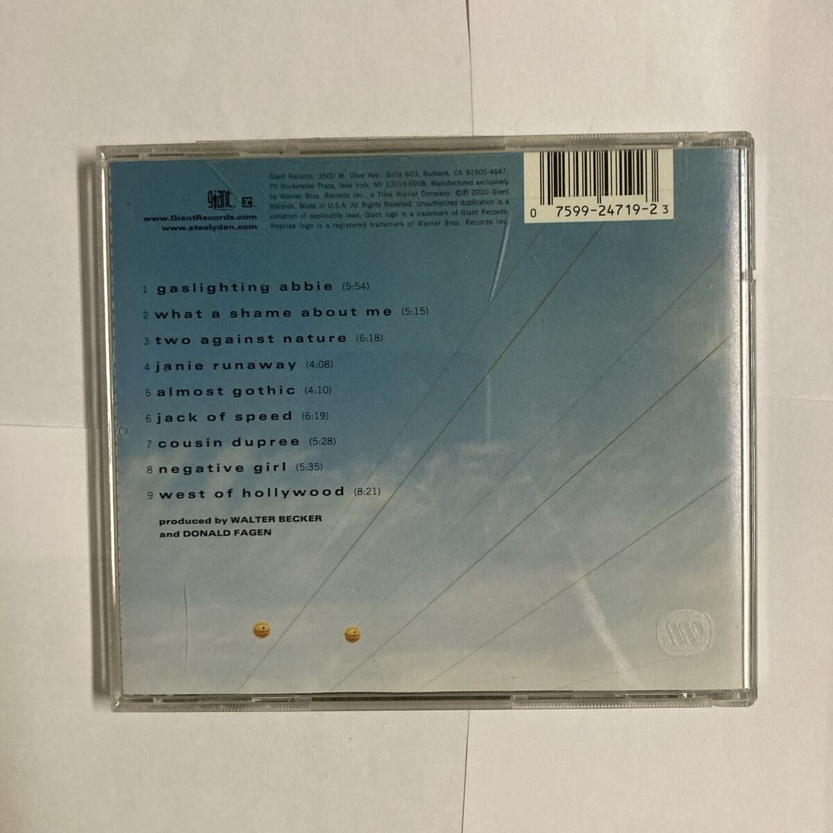 Steely Dan : Two Against Nature CD 2000 Rock Jazz Fusion Steely Dan : Two Against Nature CD 2000 Rock Jazz Fusion