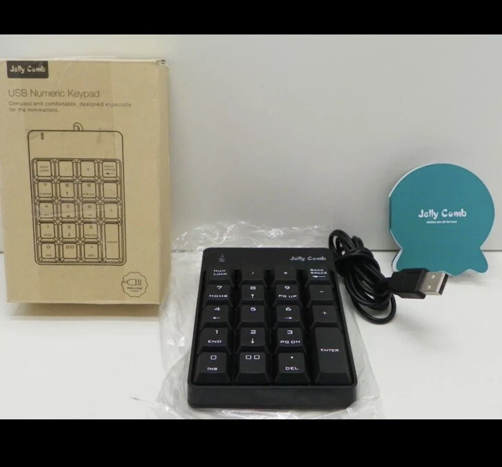 Jelly Comb USB Numeric Keypad Black  - Image 4 of 4