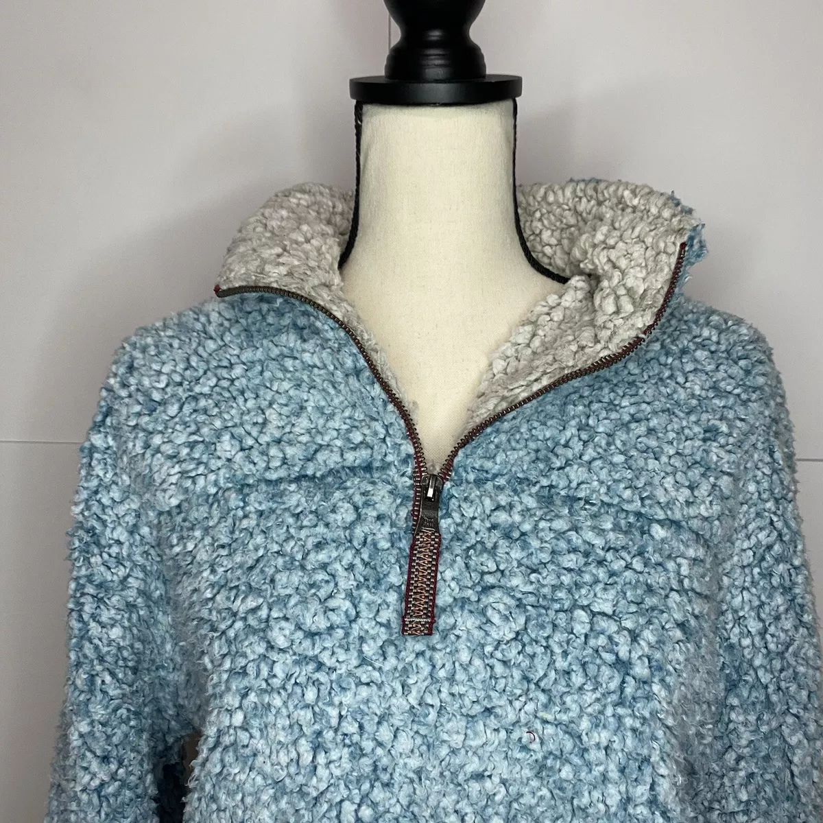 True Grit American Outdoor Co. Sherpa Pullover Women s Small 1 4
