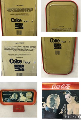 Old Fashioned Coca-Cola Tin Playing Card Set 2 Decks Pad Pencil BONUS 1991 TRAY - Picture 12 of 12