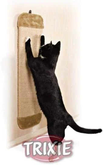 Trixie Scratching Board Plush XL Beige Colour 18 x 78 cm Cat Pets Home Use