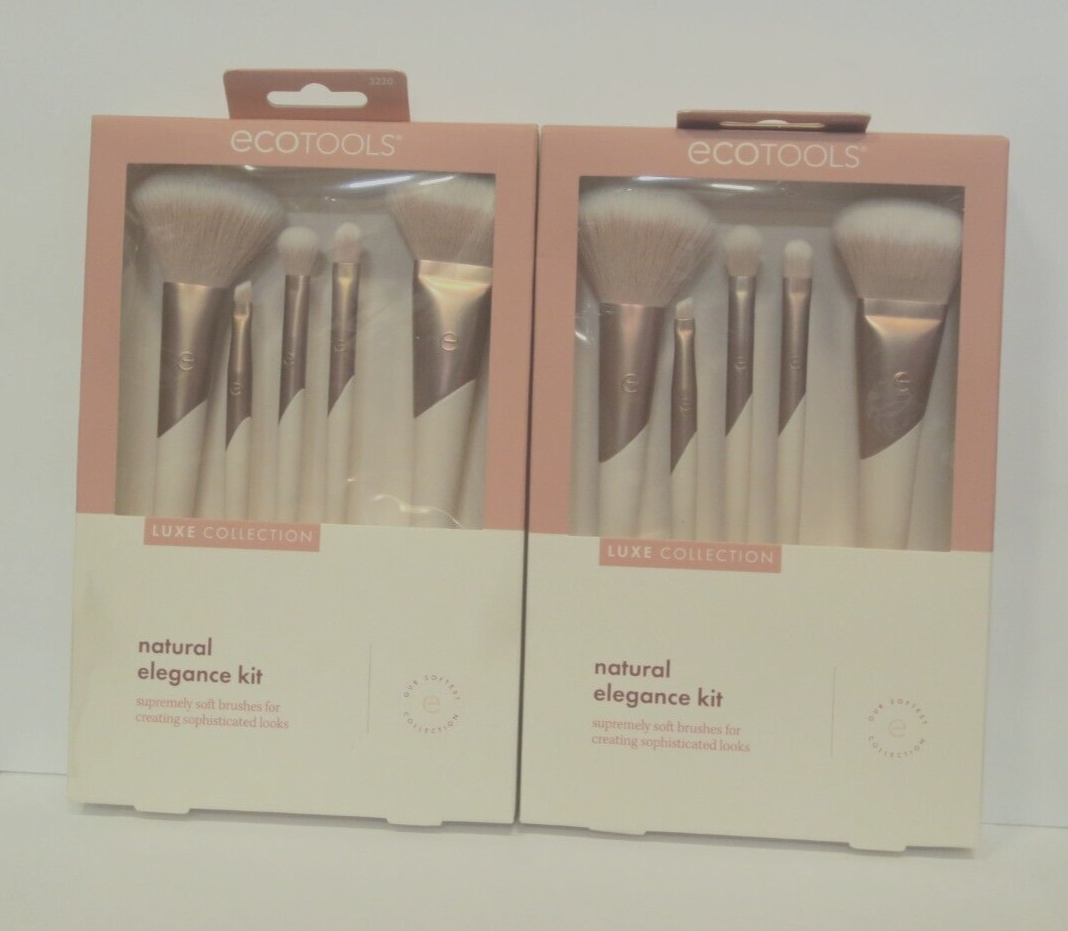 ECOTOOLS LUXE COLLECTION NATURAL ELEGANCE KIT 5 PC BRUSH SET BOXED eBay