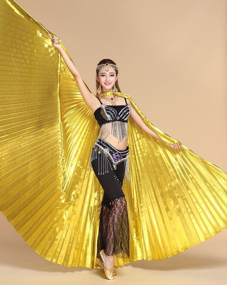Isis Wings Egyptian Belly Dance Costume Fancy Wings Performance Isis Wings Egyptian Belly Dance Costume Fancy Wings Performance