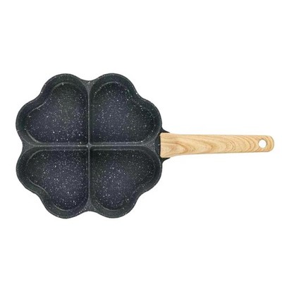 Eierpfanne Mini Pfannkuchen Pfanne Kochgeschirr Ei Steak Griff Eierpfanne für