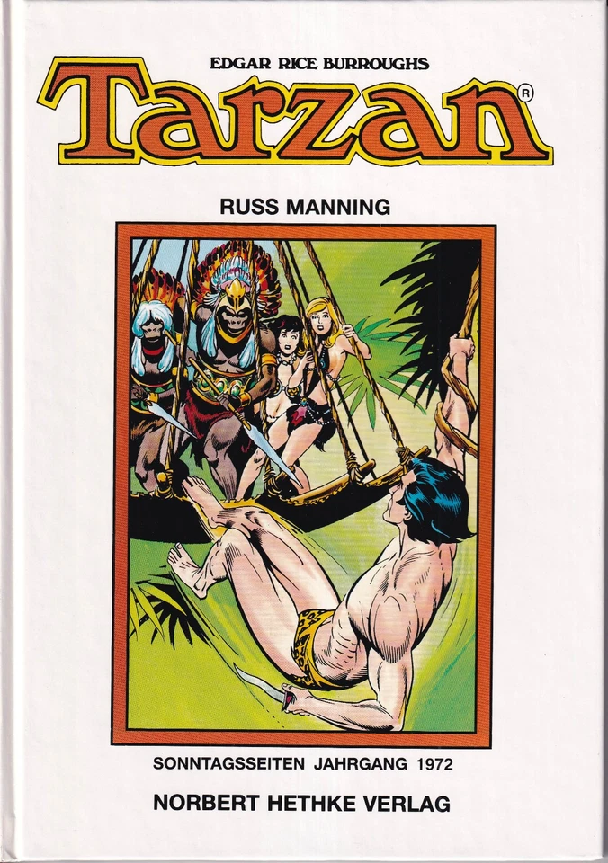 Tarzan Sonntagsseiten Jahrgang 1972 Hethke Hardcover Sammelband - Bild 1 von 1