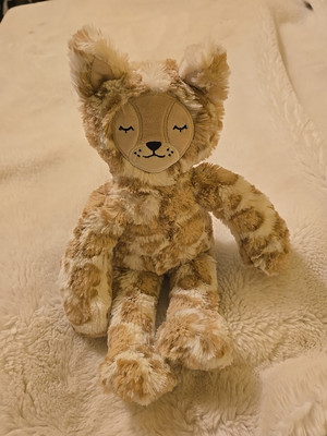 Slumberkins Lynx Kin Spotted Plush Self-Expression Beige Leopard Cat 14'' Stuffed