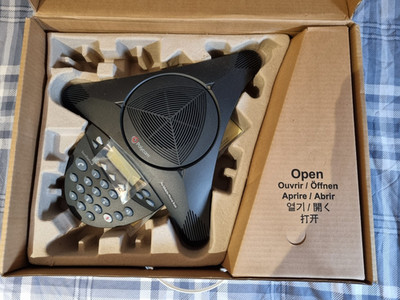 Polycom Soundstation2 Vollduplex Konferenztelefon komplett mit Leistungsmodul