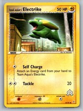 Team Aqua's Electrike - Common Team Magma vs Team Aqua 53/95 LP on eBay