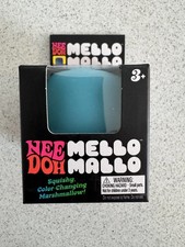 NeeDoh Mello Mallo Blue Color Changing Squishy Stress Toy Fidget Rare Nee Doh