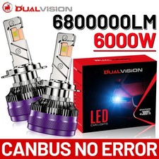 6800000LM 6000W H4 H7 H11 LED 9005 9006 HB4 9012 HIR2 Turbo Auto Fog Lamp 6000K