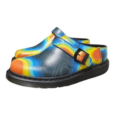 Dr. Martens Isham Genix Leather Slingback Mules Men's 10 Slip On Clogs New