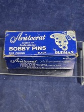 Vintage Burmax ARISTOCRAT Bobby Pins One Pound Box - Rubber Tip - A2366