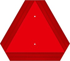 Slow Moving Vehicle Safety Sign,Slow Moving Vehicle Triangle Sign,Aluminum Grade