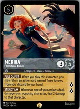 Merida - Formidable Archer Wilds Unknown 191/204 Disney Lorcana TCG NM