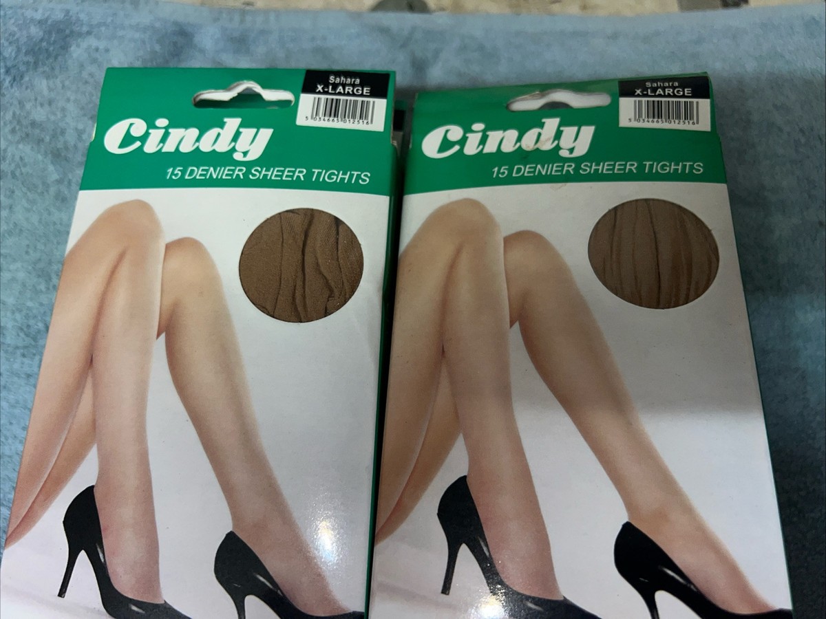 Cindy Calze Donna 15 Denari – Vellatissime E Trasparenti – Colore Sahara – Taglia Unica (152-173 Cm) – 100% Nylon