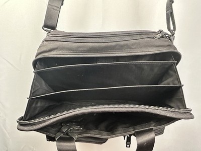 TUMI Alpha TPass Expandable Laptop Briefcase 26145DH Black