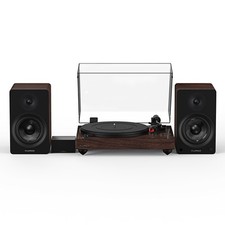 Fluance RT83 Vinyl Turntable, PA10 Preamp, Ai41 Powered 5" Bookshelf Speakers