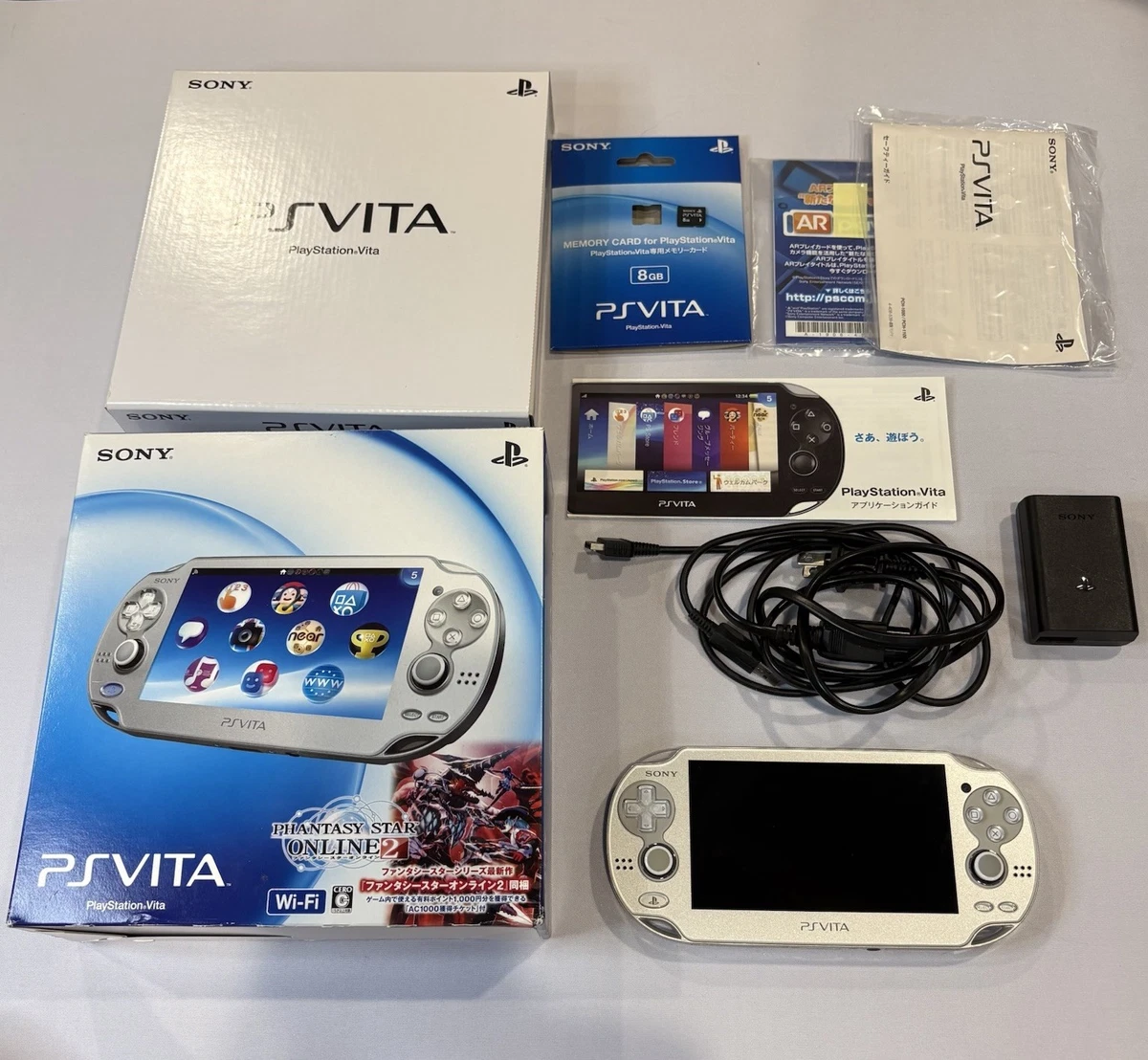 Sony PlayStation Vita NTSC-J (Japan) Silver Consoles for sale | eBay