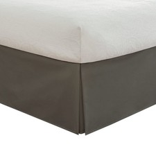 Classic Tailored, Microfiber, 14" Drop Length Bed Skirt Dust Ruffle, King, Gr...