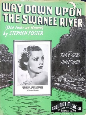 Way Down Upon The Swanee River Sheet Music Eleanor Holm Jarrett Stephen Foster
