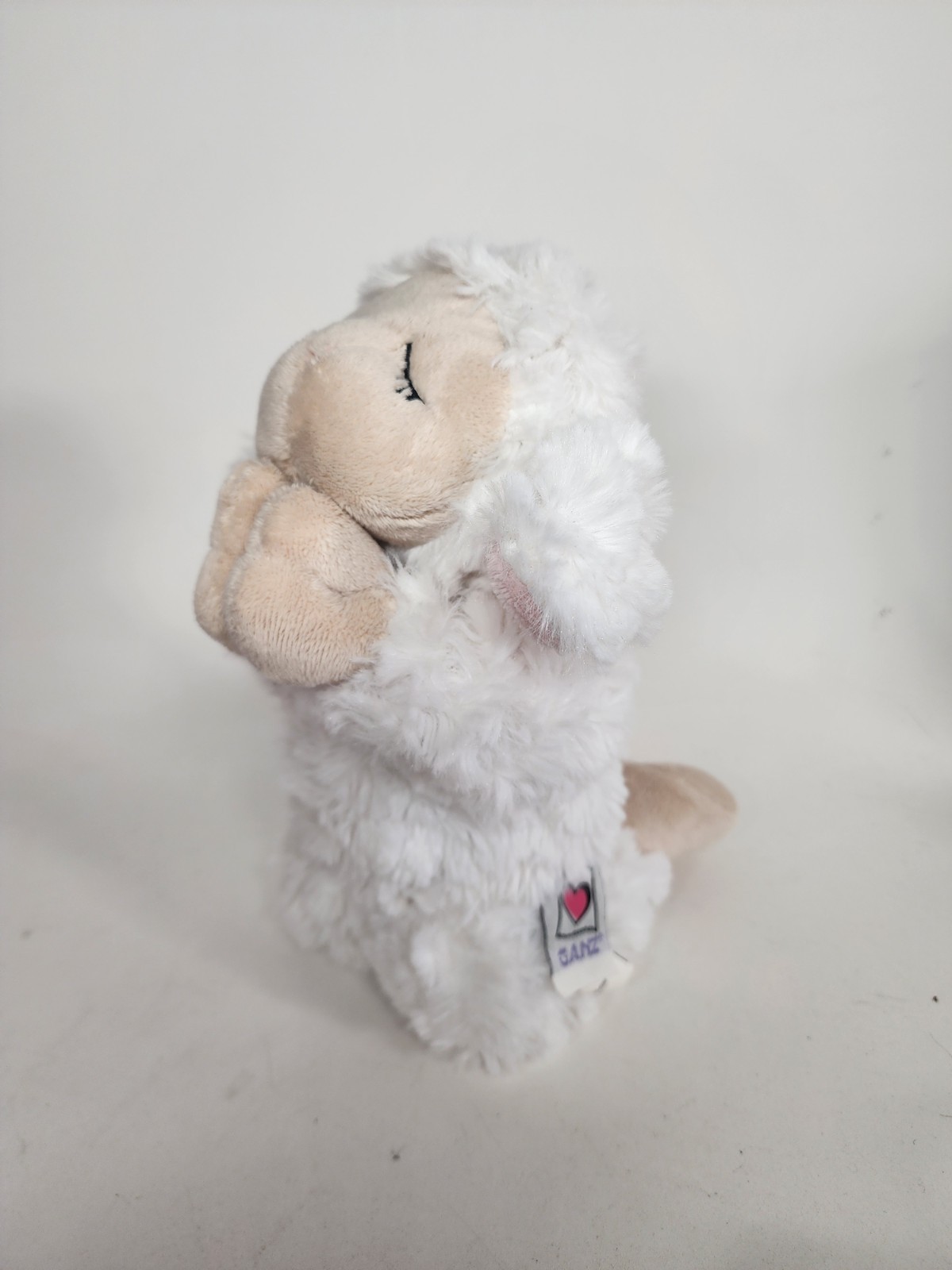 Ganz White Lamb Kneeling Praying Sheep Plush Stuffed Animal 9”