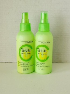Two Matrix curl.life Spray-Gel Curl Enhancing Green 5.1 fl oz Unisex Curly Hair