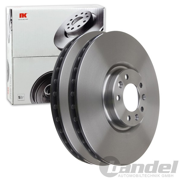 2X NK Bremsscheiben 340Mm BelÜFtet Vorne Passend FÜR CitroËN C5 C6 Peugeot 407-image