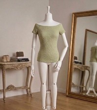 Blind Date Sommer Top Gr:Xs /34 Khaki Damen S...