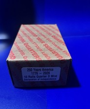 2026 Declaration Of Independence Quarter Box -Denver Mint Rolls
