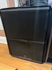 RCF SUB 18-AX Active Subwoofer with Cover, casters store display